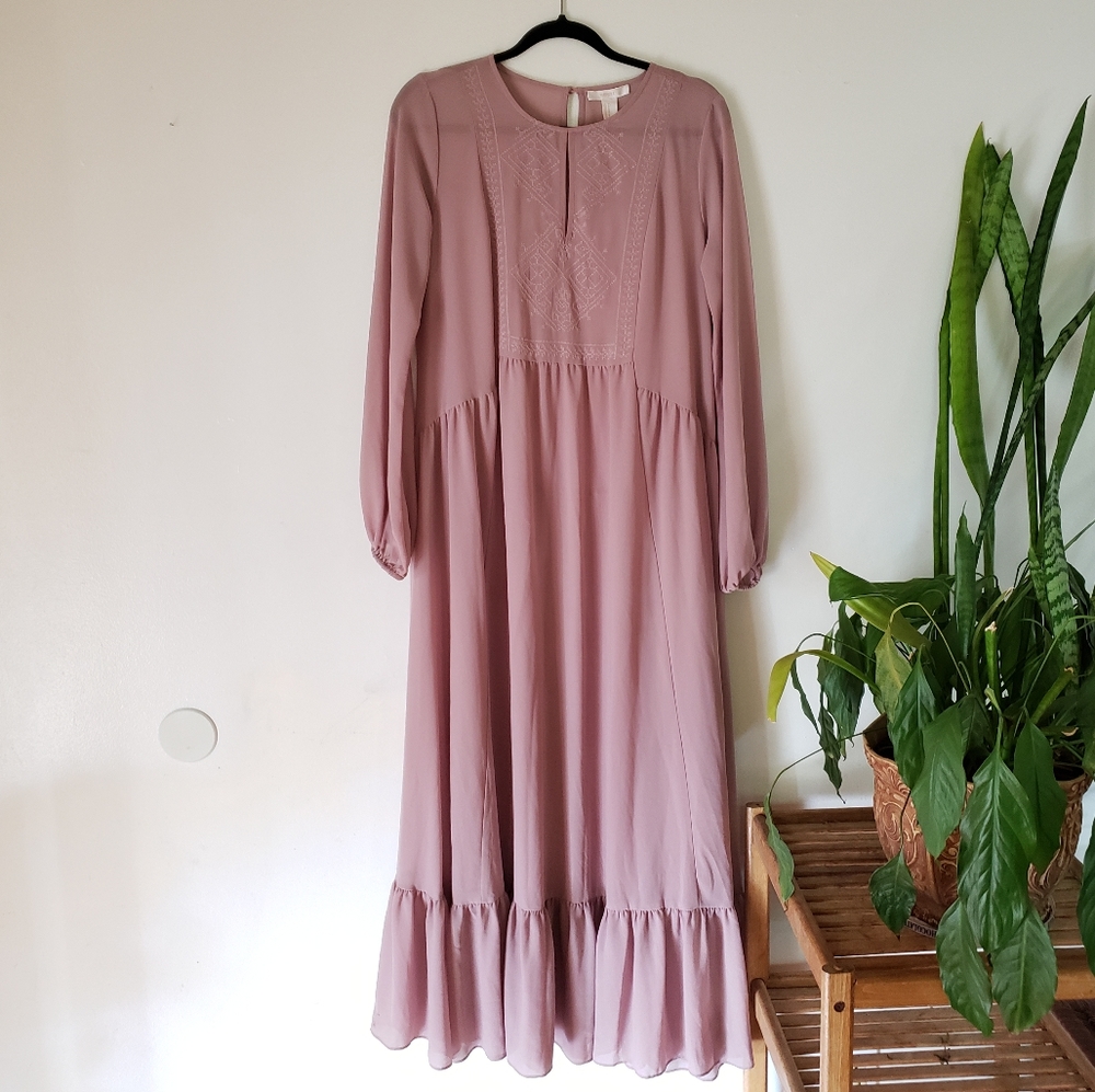 Forever 21 sheer maxi dress